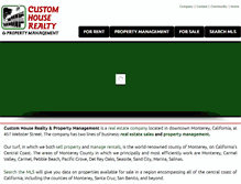 Tablet Screenshot of customhouserealty.com